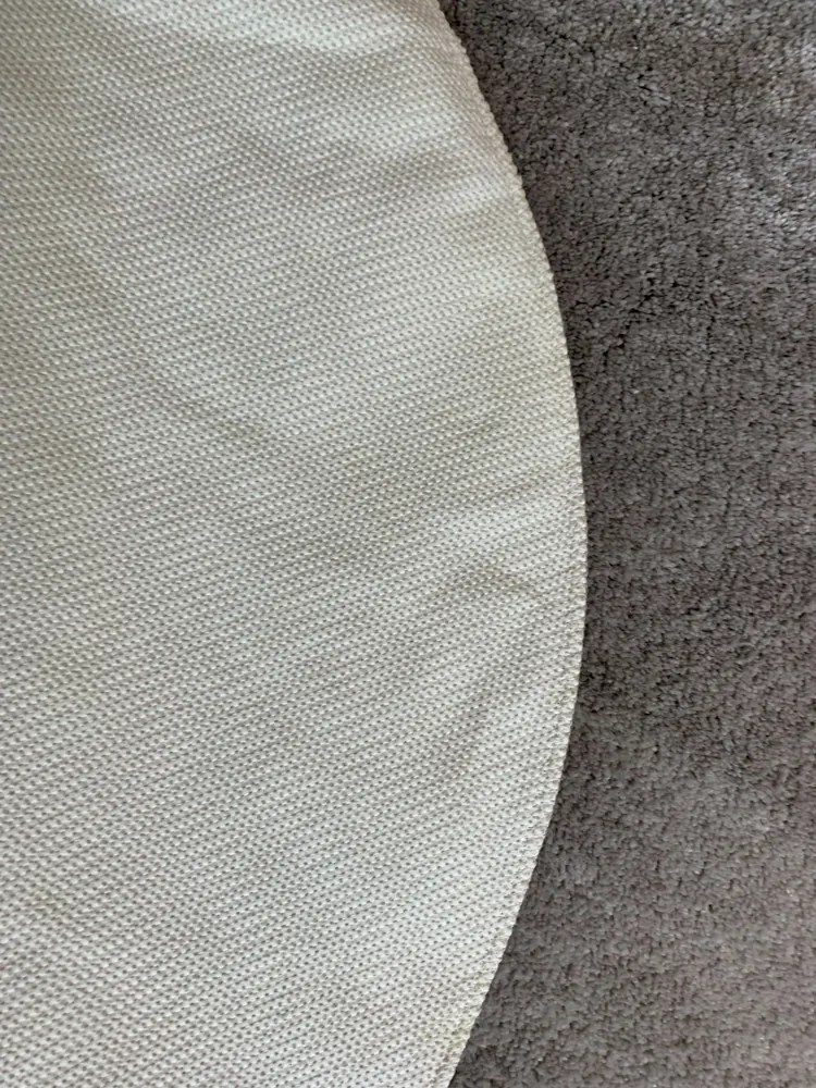 Vajpuha kerek shaggy sebano Szürke (Grey) 67x67