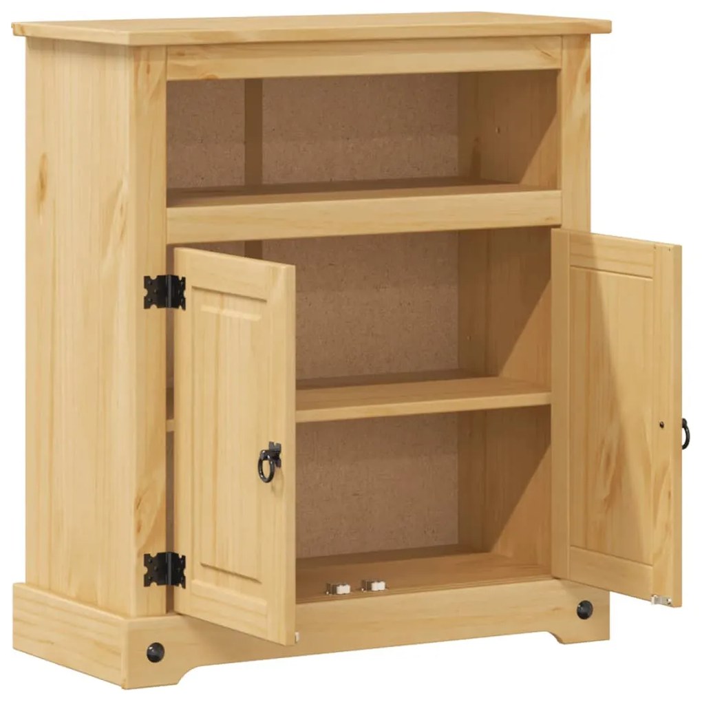 Corona tömör fenyőfa fürdőszobaszekrény 70 x 33 x 80 cm