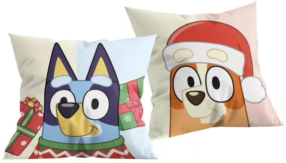 Bluey Hat Karácsonyi párna, díszpárna 40x40 cm