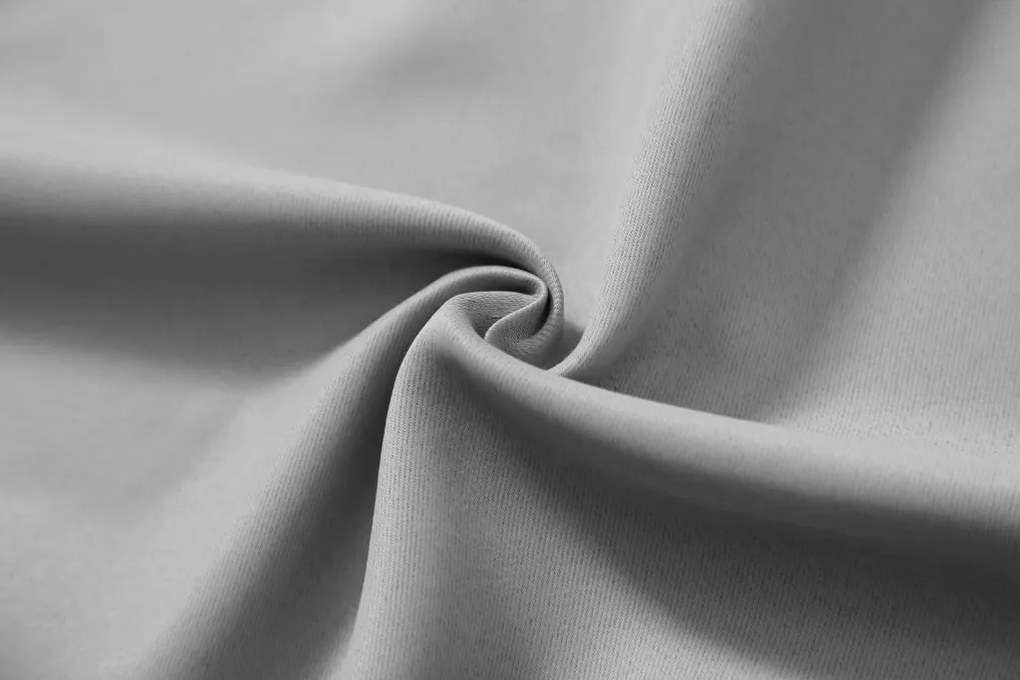 Világosszürke OXFORD függöny 140x270 cm Felfüggesztés: Hullámos sínszalag