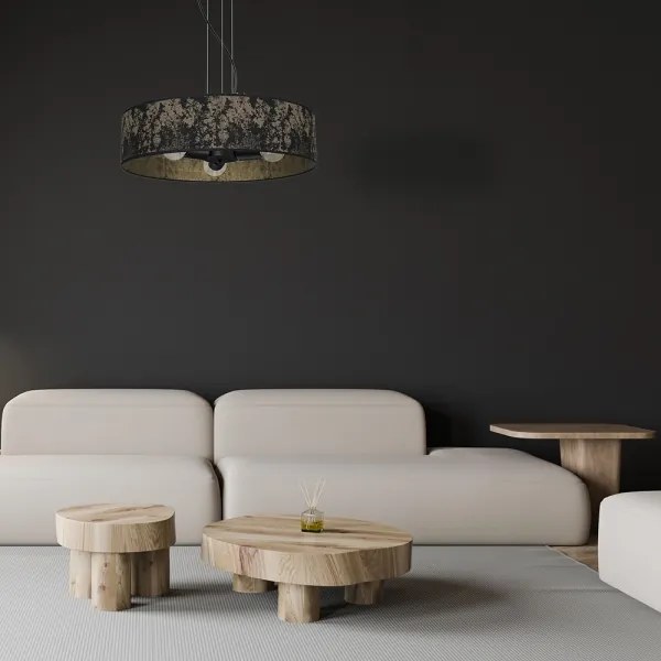 Csillár zsinóron SATINO 3xE27/60W/230V arany