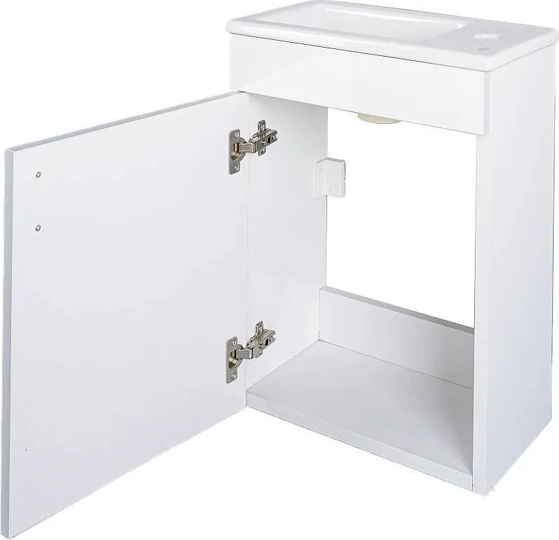 VivaStyle NIKA - fali függesztett - fürdőszobabútor CeraStyle 71100 mosdóval - BALOS - 42 x 24 cm