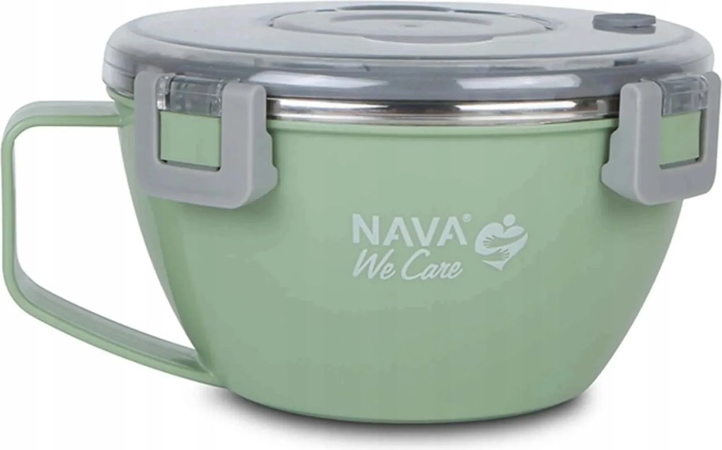 Nava nerezový obědový doboz "We Care", zelený 850ml