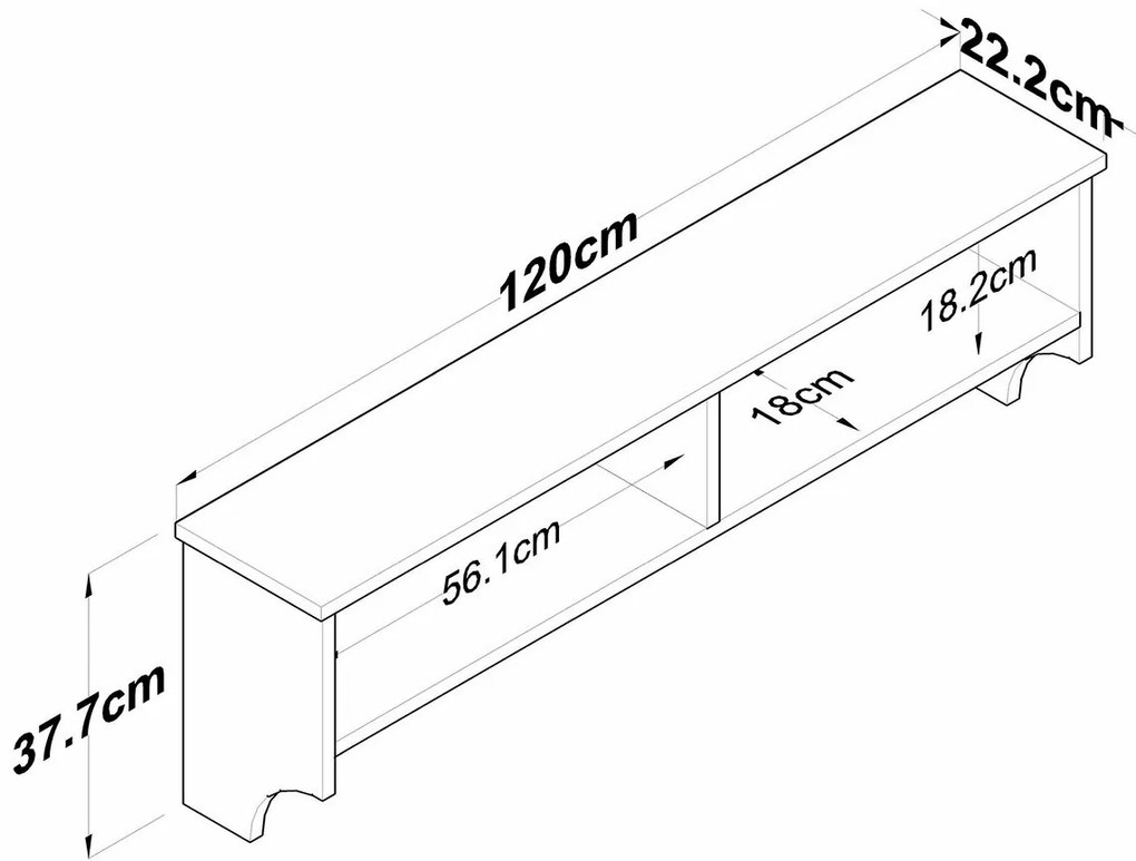 Polo White fali akasztó
