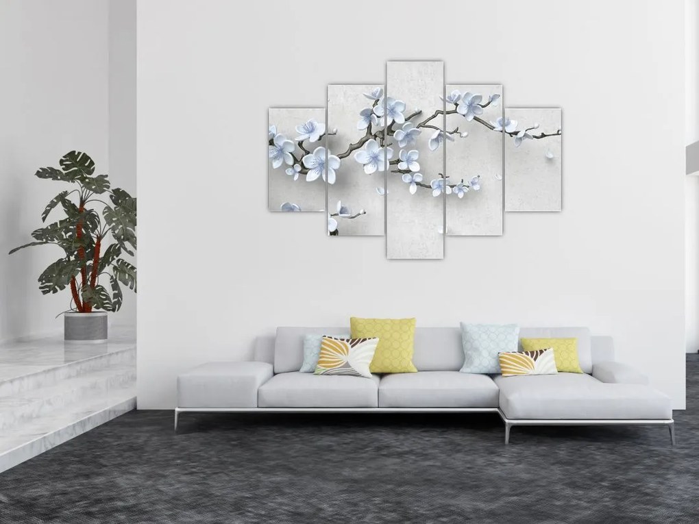 A virágok képe (150x105 cm)