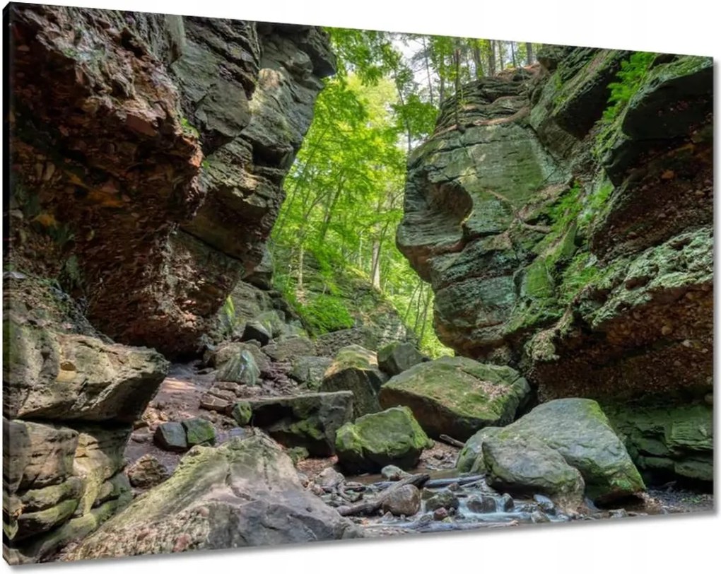 Vászonkép 100x70 Hegyek Kövek Sziklák