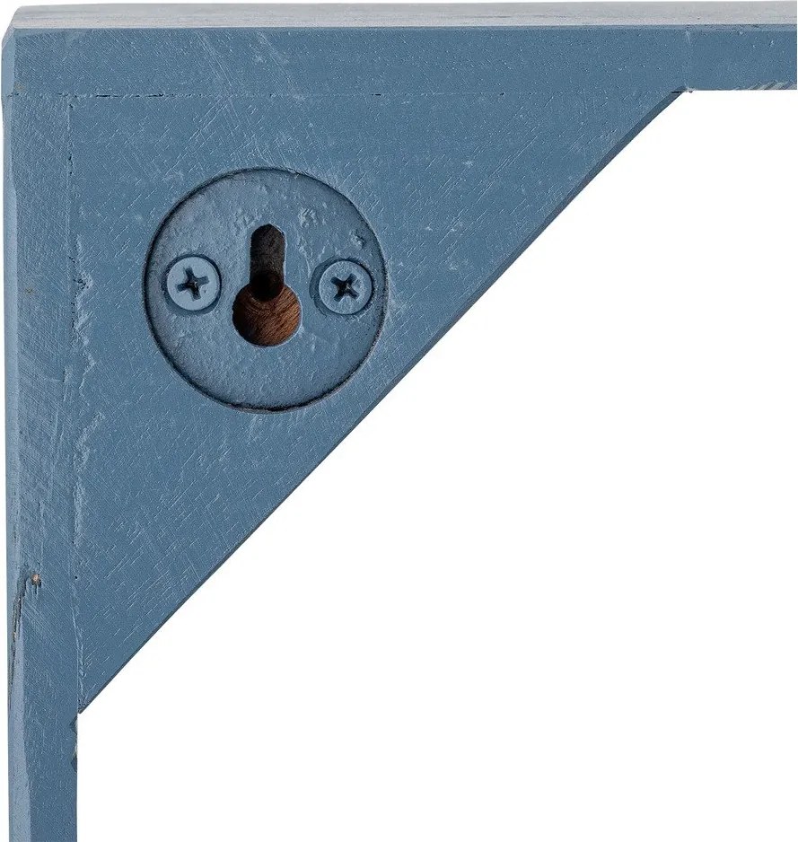 Kék többszintes újrahasznosított fa fali polc 70 cm Bekka – Bloomingville