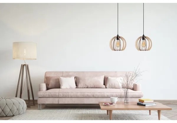 Csillár zsinóron DORO 2xE27/60W/230V