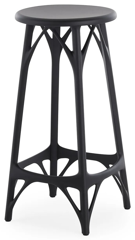 Bárszék AI STOOL LIGHT, magassága 65 cm, fekete - Kartell