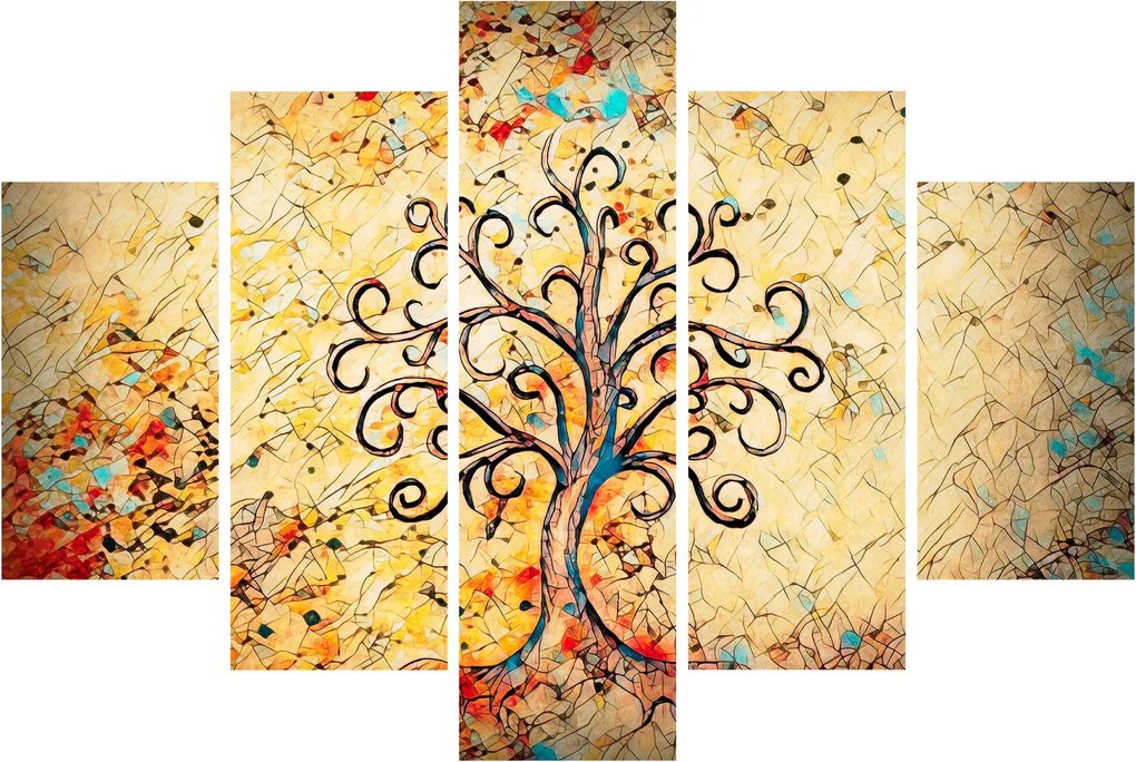 Kép - Mozaik életfa (150x105 cm)