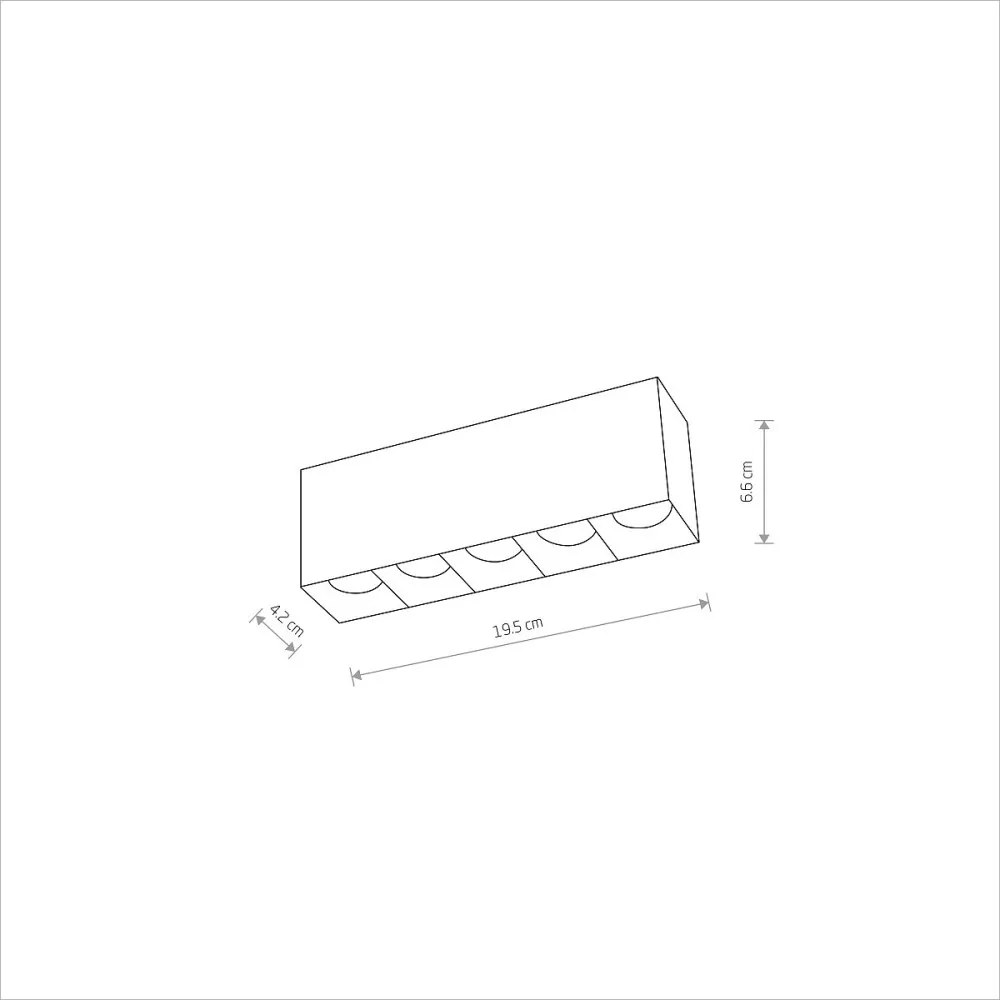 NOWODVORSKI 10058 MIDI LED Kocka Mennyezeti Lámpa LED IP20