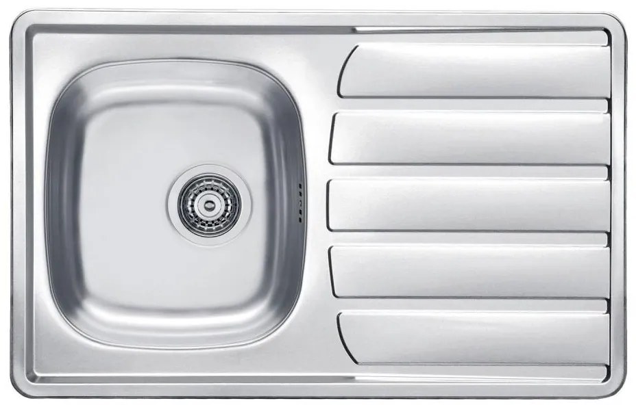 ALVEUS 1098938 - Mosogató ZOOM 79x50 cm satin, felső rögzítéshez