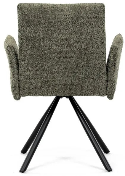 Zöld Bouclé Étkezőszék. DCH-W1117 GRN2