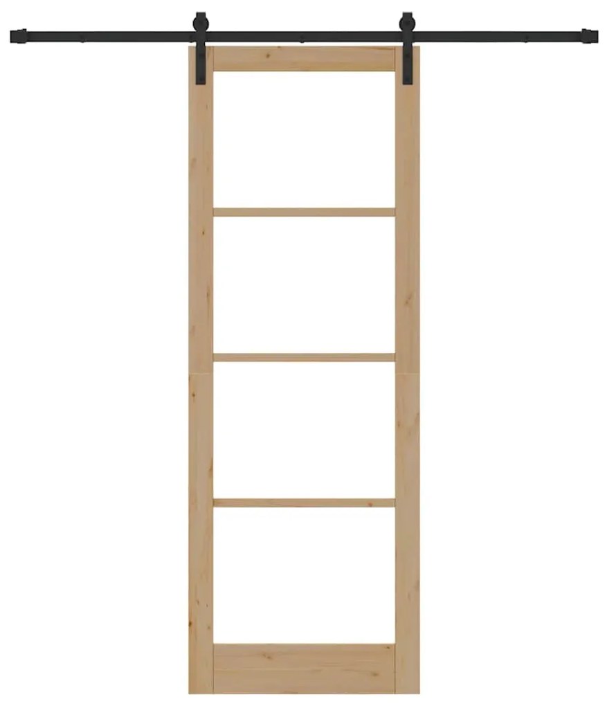 Csúszóajtó Egyéb ORKDAL Barna 83 x 232 cm Fa és fém
