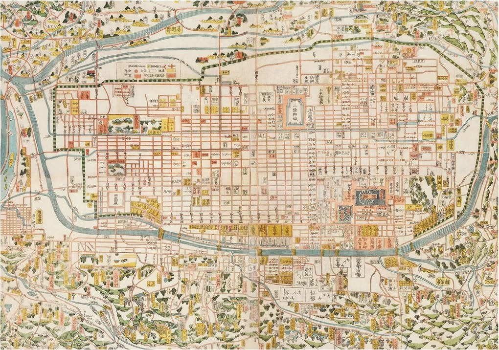 Flizelin fotótapéta Flizelin Design Antik térkép 208x146