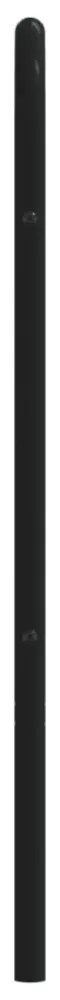 fekete fém fejtámla 180 cm