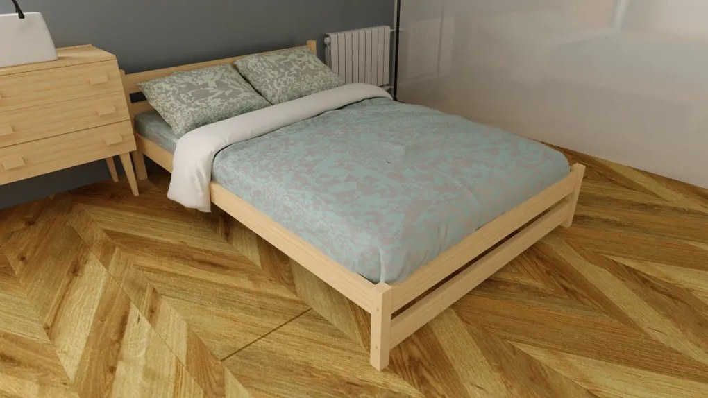 Kamilla fenyő ágykeret 160x200 + ajándék ágyráccsal