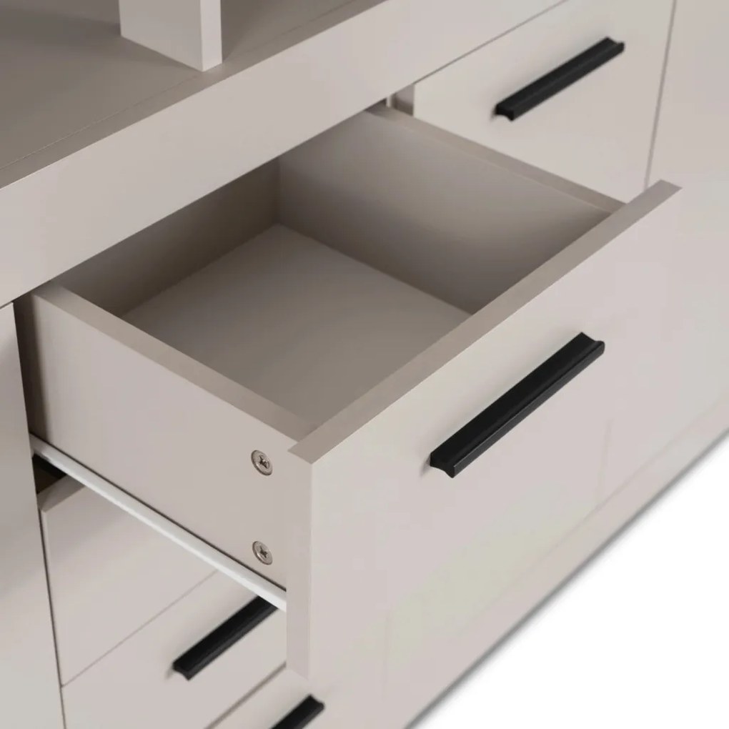 Komód 190 cm méretben, kaszmir színben BLAGO