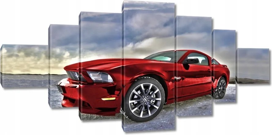 Vászonkép 200x100 Piros Ford Mustang
