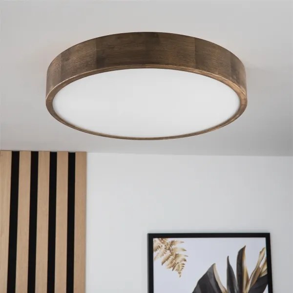 Brilagi - LED mennyezeti lámpa CARVALHO 3xE27/60W/230V tölgy-dió, átm. 47 cm