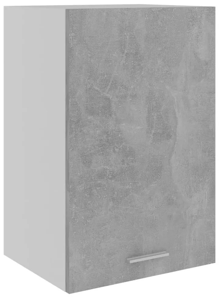 betonszürke szerelt fa függő szekrény 39,5 x 31 x 60 cm