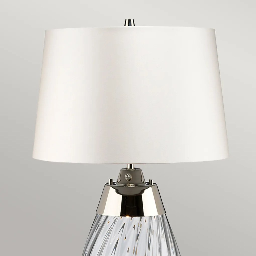 Elstead Lighting LENA SMALL LENA-TL-S-SMOKE-OWSS Asztali lámpa 1X7W/GU10+1x60W/E27