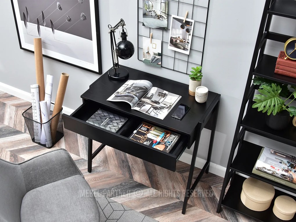 PC asztal Norway (fekete). Akció -15%. 1109802