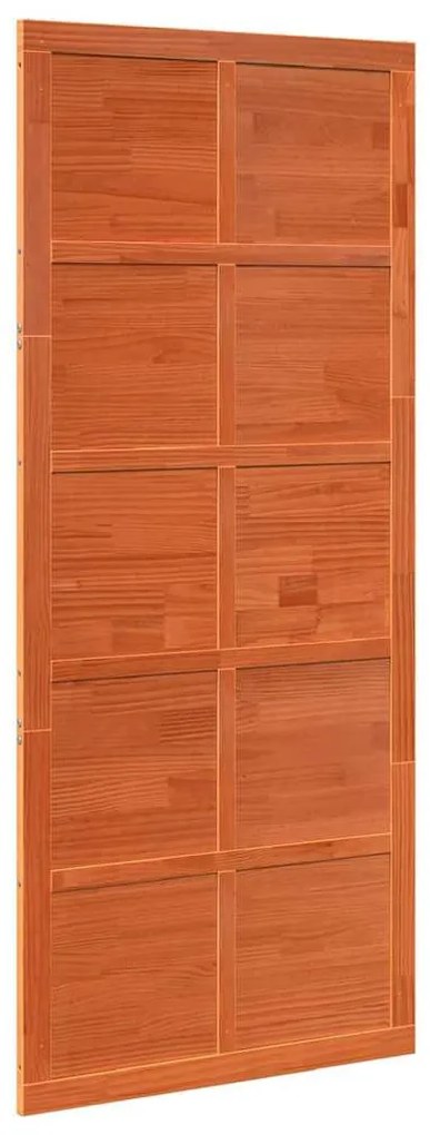 Istállóajtó Barna Tömör fenyőfa