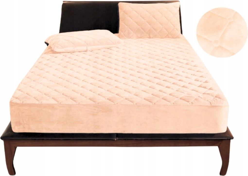 Matracvédő Huzat Topper Velúr Vízálló 120x200