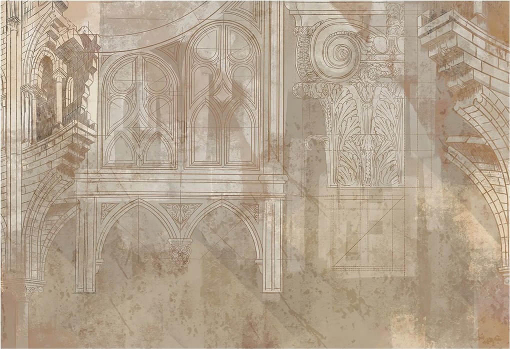 Fali fotótapéta Étkezőbe Történelmi díszek 152x104