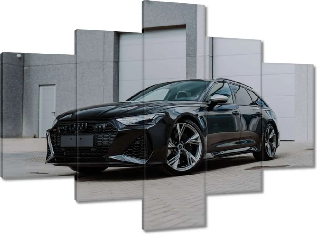 Vászonkép 100x70 Fekete autó Audi