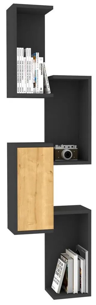 Polc Notipe 2 (antracit + tölgy) . 1096037
