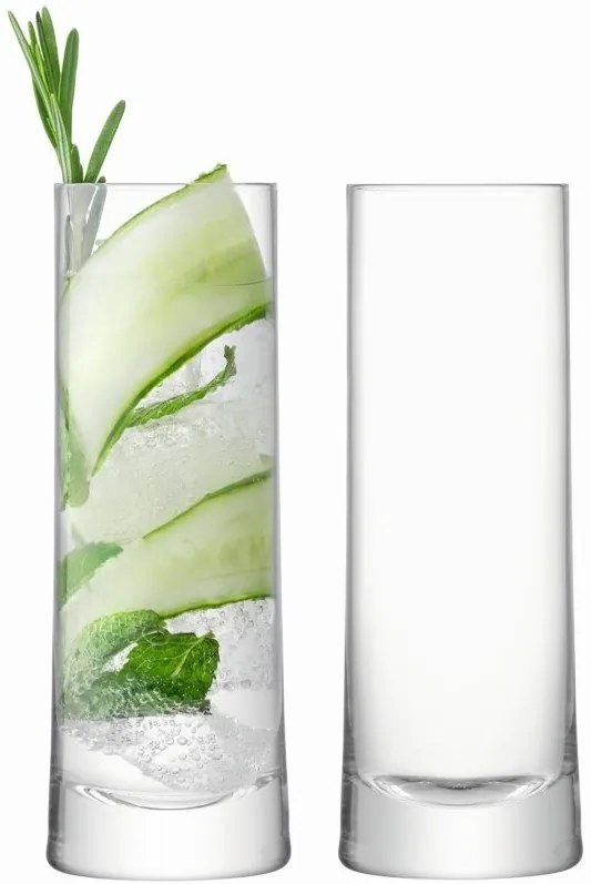 LSA International Gin magas üvegpohár 380ml, áttetsző, 2db, LSA, kézzel készített