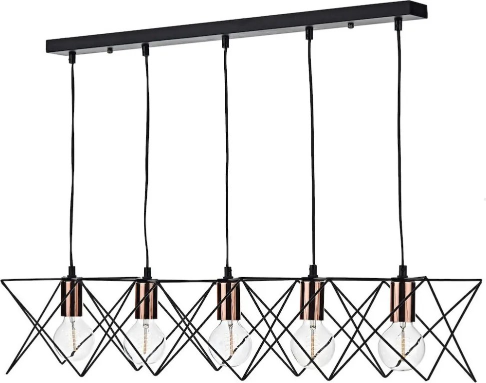 DAR LIGHTING MID0522 MIDI Vintage Függesztett Lámpa E27 IP20