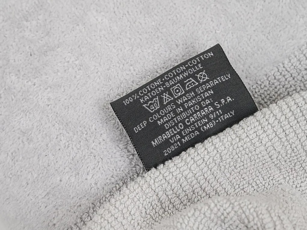 CARRARA törölköző szett 30x30 cm világosszürke 100% pamut, 3 db