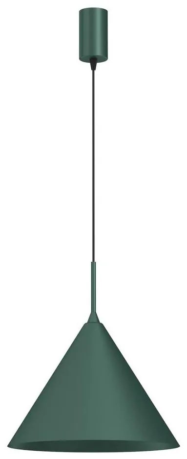 Kábelre függesztett csillár CAPITAL 1xGX53/15W/230V, átmérő 32 cm, zöld