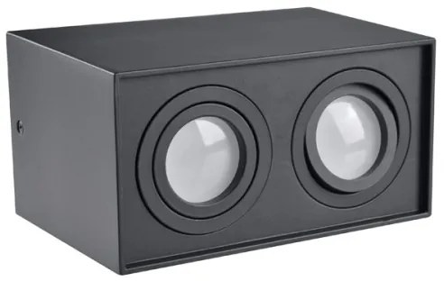 Spotlámpa HADAR Q2 2xGU10/10W/230V fekete