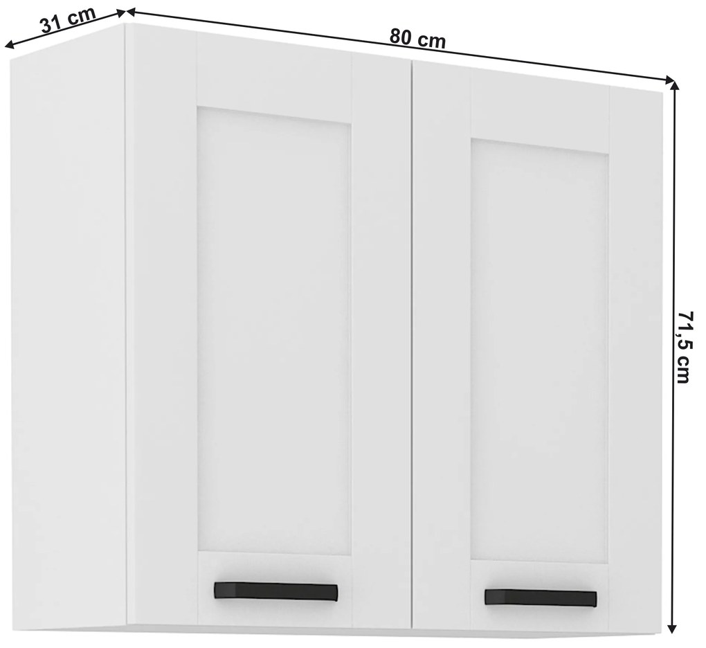 Felsőszekrény  Lesana 1 (fehér) 80 G-72 2 F . 1063898
