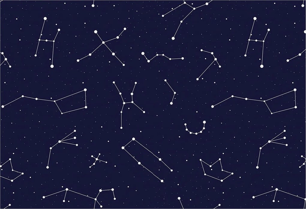 Dekoratív fotótapéta Hálószobába Astro égbolt 152x104 Ragasztó