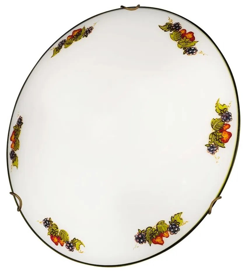 Kolarz 731.12.4.113- Mennyezeti lámpa NONNA 2xE27/60W/230V átm. 40 cm szőlők/eprek