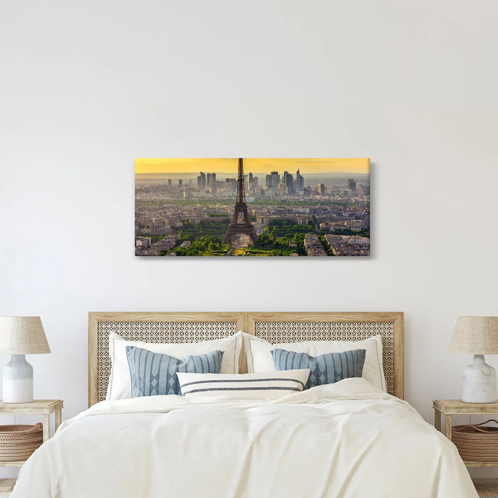 Kép - Párizsi panoráma (120x50 cm)