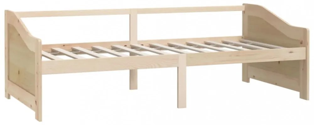 3 személyes tömör fenyőfa kanapéágy 90 x 200 cm