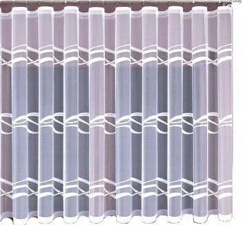 Mg Függöny jacquard 618/175 Fehér 290X160 szalaggal