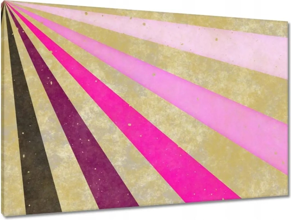 Vászonkép 90x60 Lila csíkok