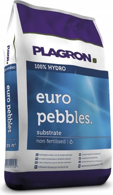 Plagron euro pebbles 10L hidroponikus golyók kerámia granulátum vízelvezetés