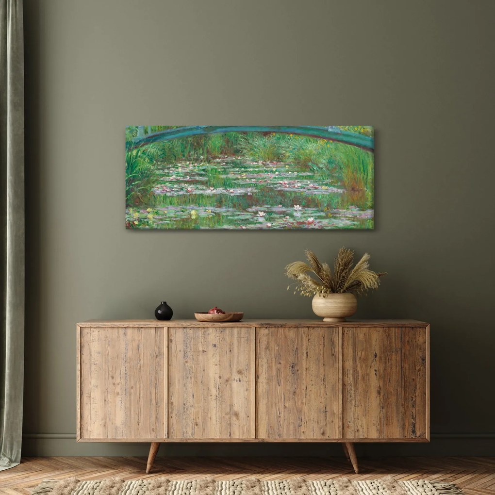 Kép - Claude Monet, The Japanese Footbridge, reprodukciók (120x50 cm)