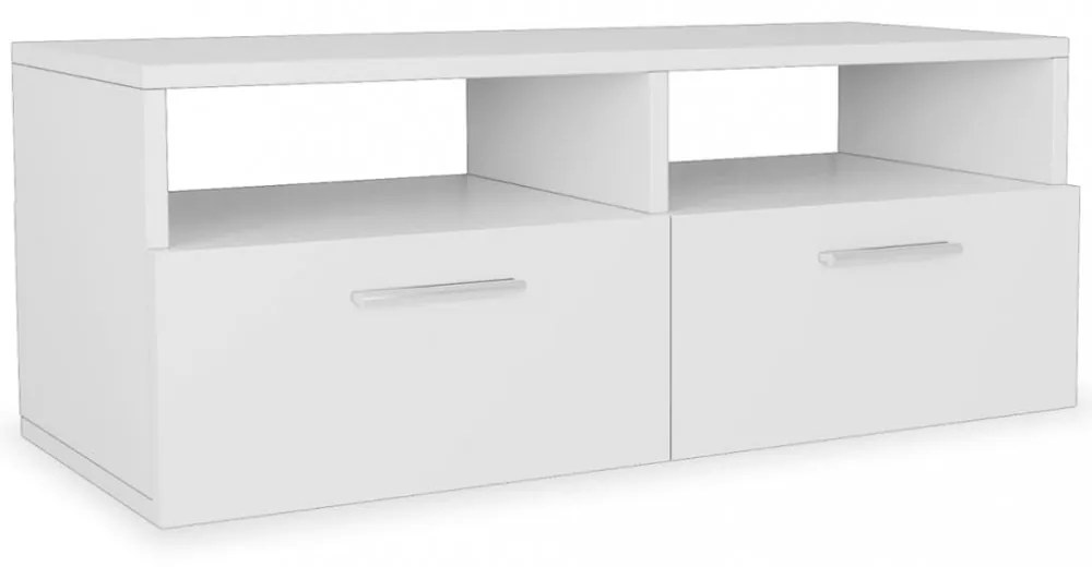 fehér faforgácslap TV szekrény 95 x 35 x 36 cm