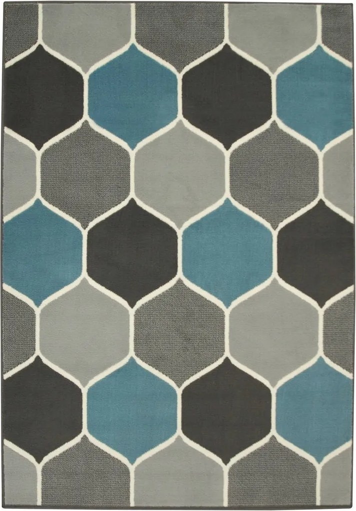 120x170 cm Világos Kék Luna Lóhere Szőnyeg Mézszeletek A Nappaliba