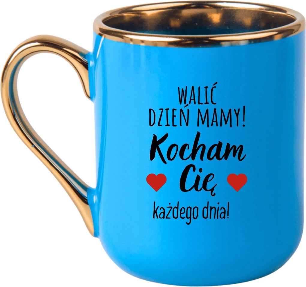 Bögre Kék Ajándék Vicces Nap Anya Dörömbölés Anyák Napja