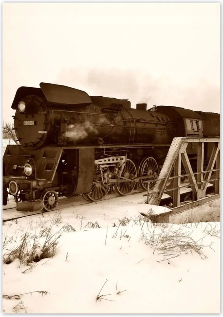 Poszterek 70x100 Gőzmozdony Ol 49-59 Wolsztyn